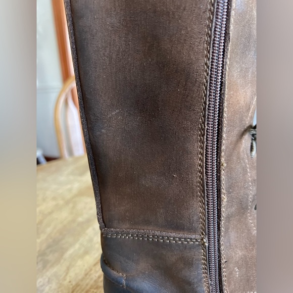 Jeffrey Campbell Ride’m Tall Leather Knee-High Boots Laces - Picture 9 of 15